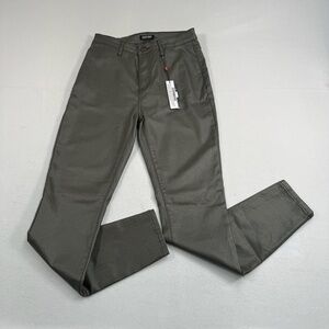 Redfox Pants Womens Size XL Olive Skinny Leg High Rise Stretch NWT